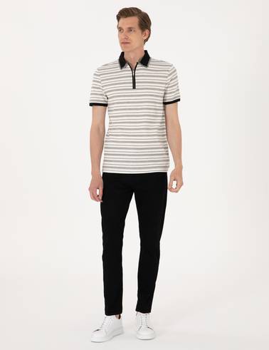 Bej Slim Fit Tişört