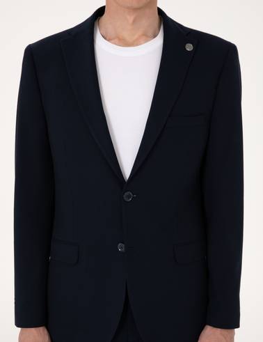 Lacivert Slim Fit Takım Elbise