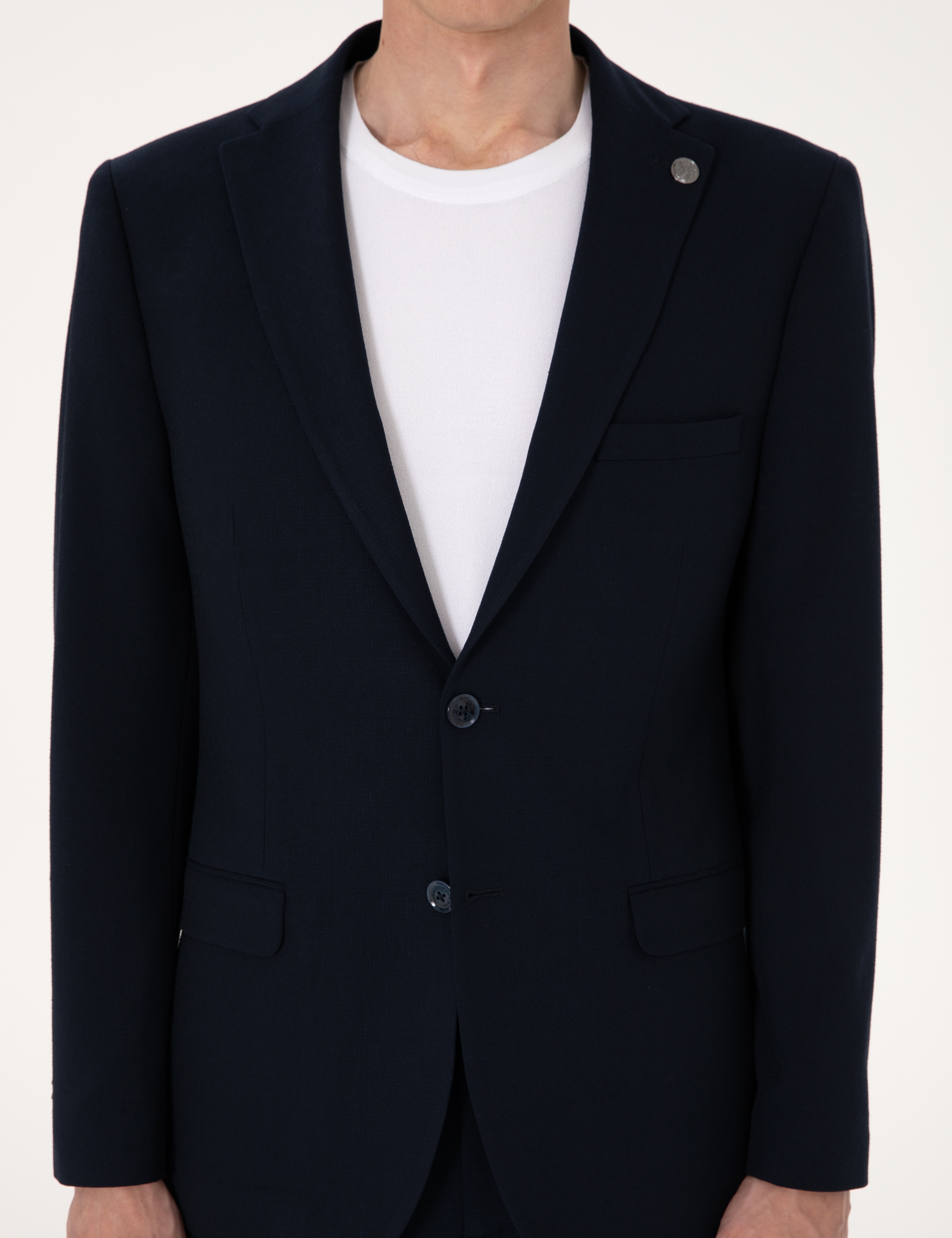 Lacivert Slim Fit Takım Elbise