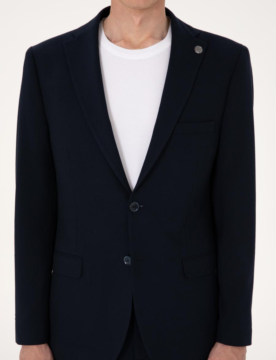 Lacivert Slim Fit Takım Elbise