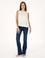 Lacivert Skinny Flare Fit Jean Pantolon