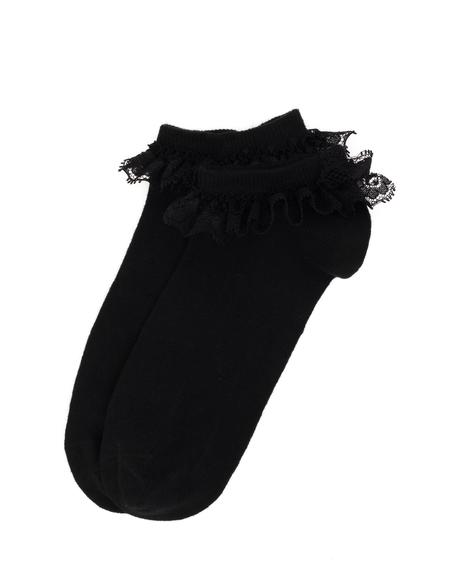 Kadın Siyah Patik Çorap - 50308190002