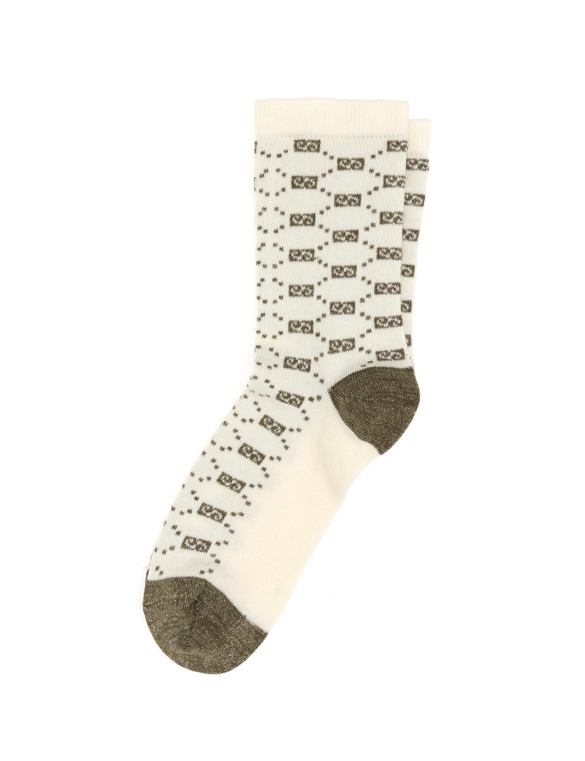 Kadın Yeşil Soket Çorap - 50308201002