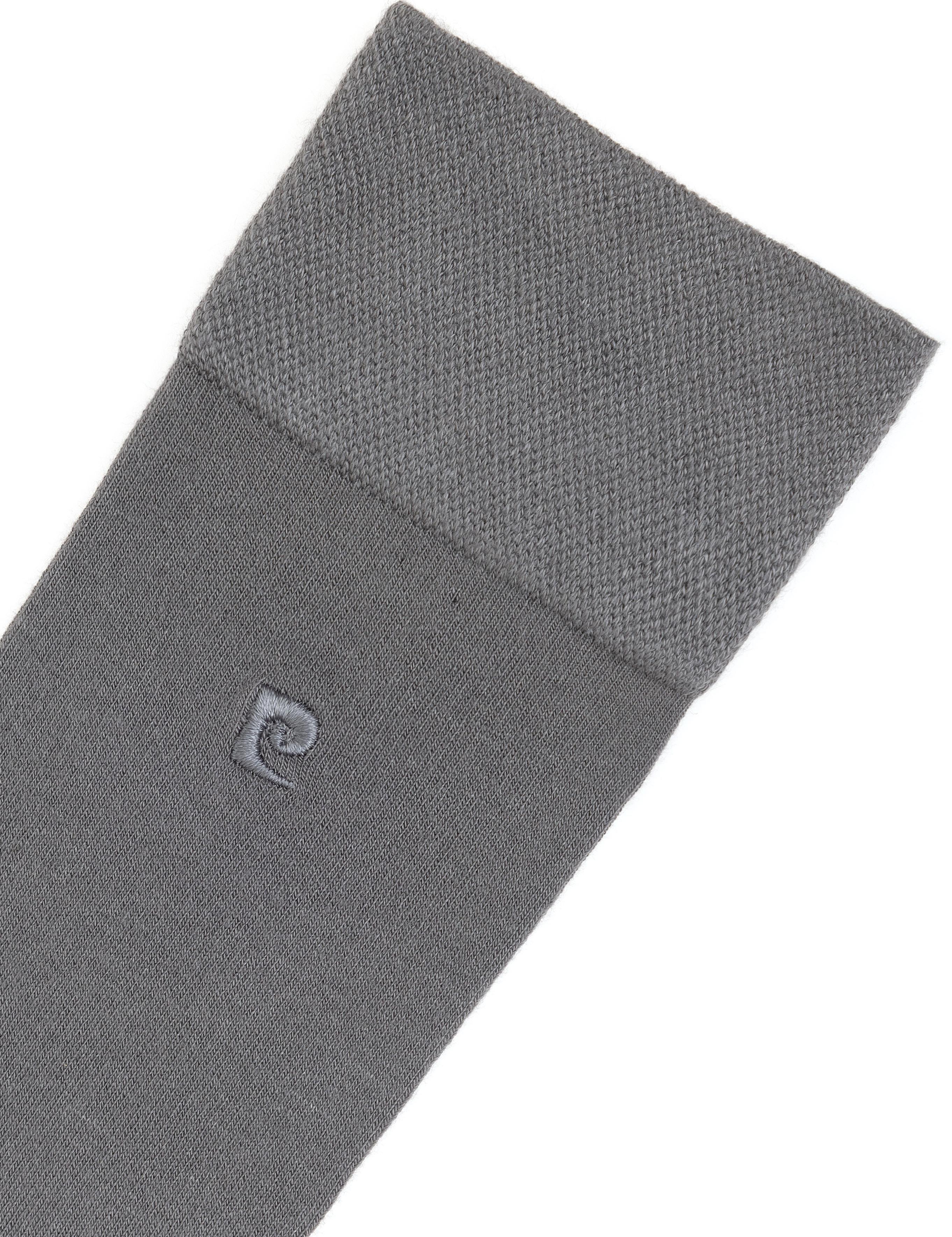 Erkek Bambu Karışımlı Gri Soket Basic Çorap