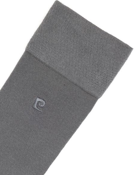 Erkek Bambu Karışımlı Gri Soket Basic Çorap - 50308446009