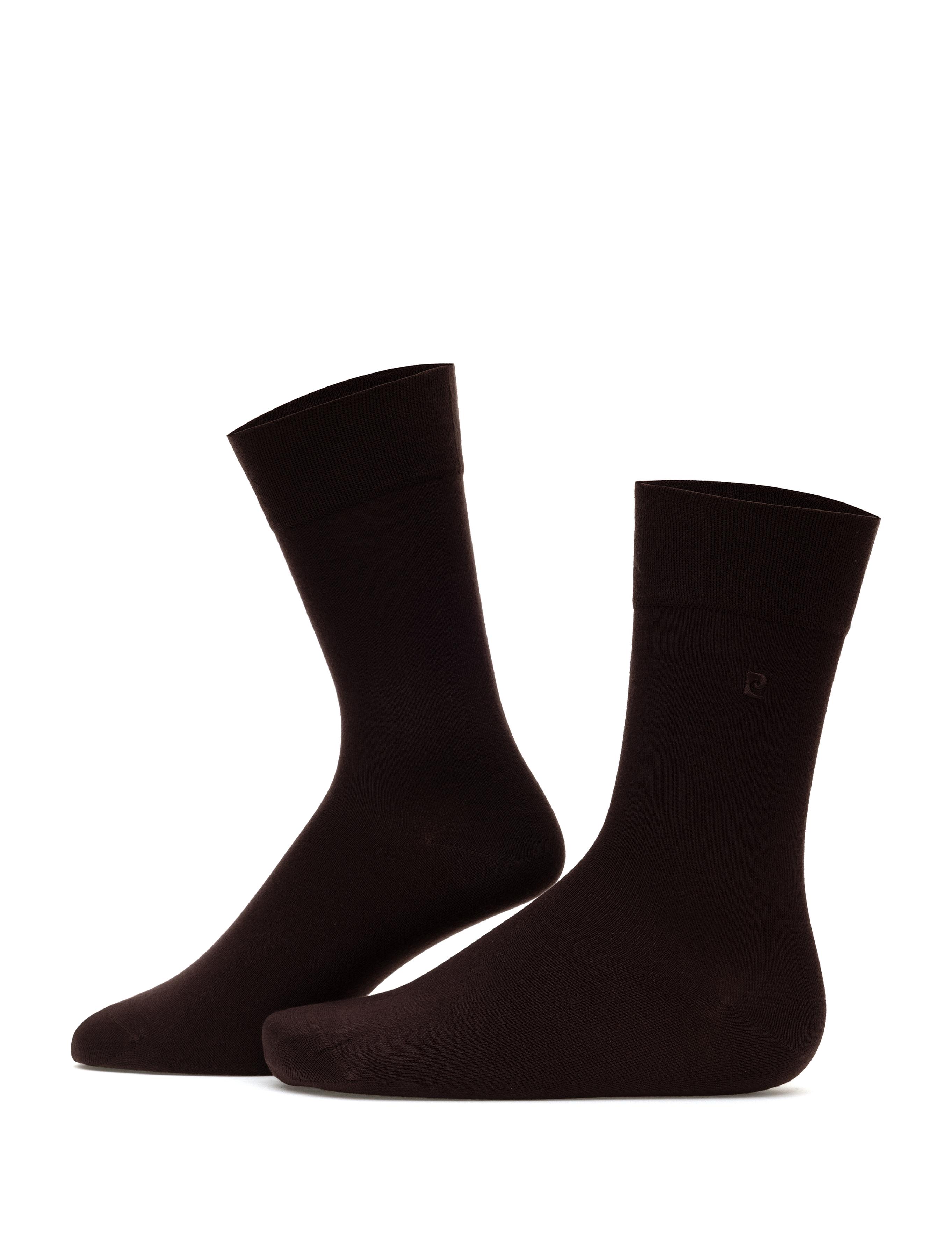 Erkek Bambu Karışımlı Kahverengi Soket Basic Çorap