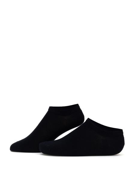 Erkek Bambu Karışımlı 3'lü Paket Lacivert Patik Basic Çorap - 50308480005