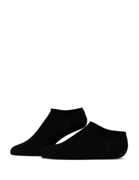 Erkek Bambu Karışımlı 3'lü Paket Lacivert Patik Basic Çorap - 50308480005