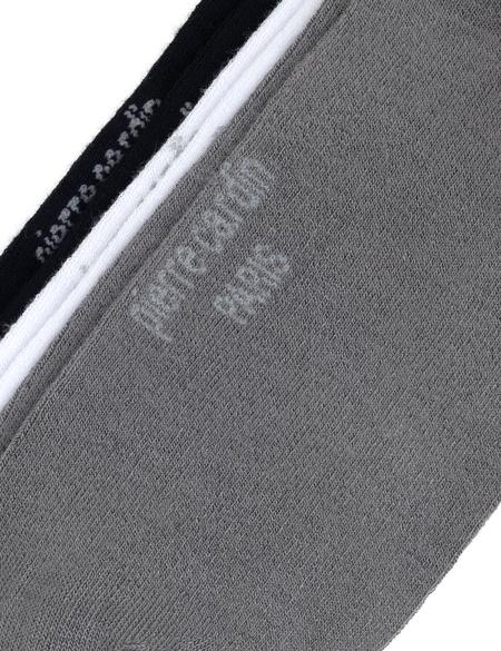 Erkek Bambu Karışımlı 3'lü Paket Gri Patik Basic Çorap - 50308480009