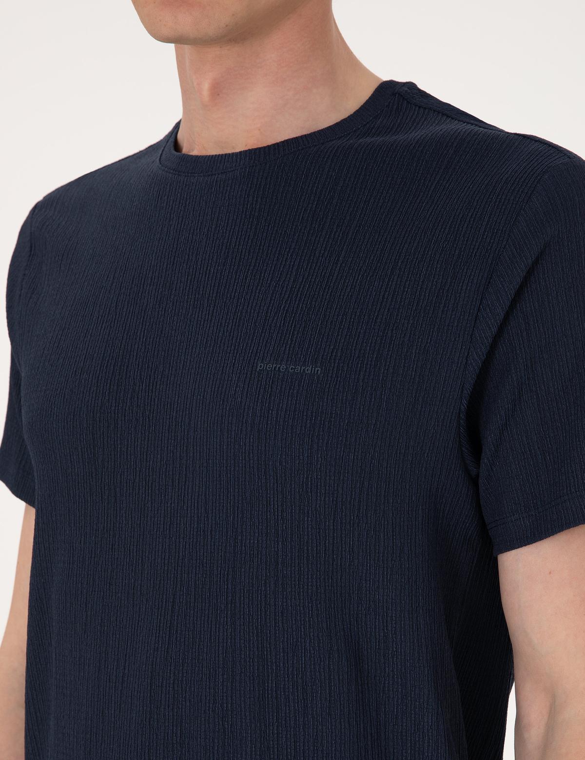 Lacivert Slim Fit Tişört - 50306802015