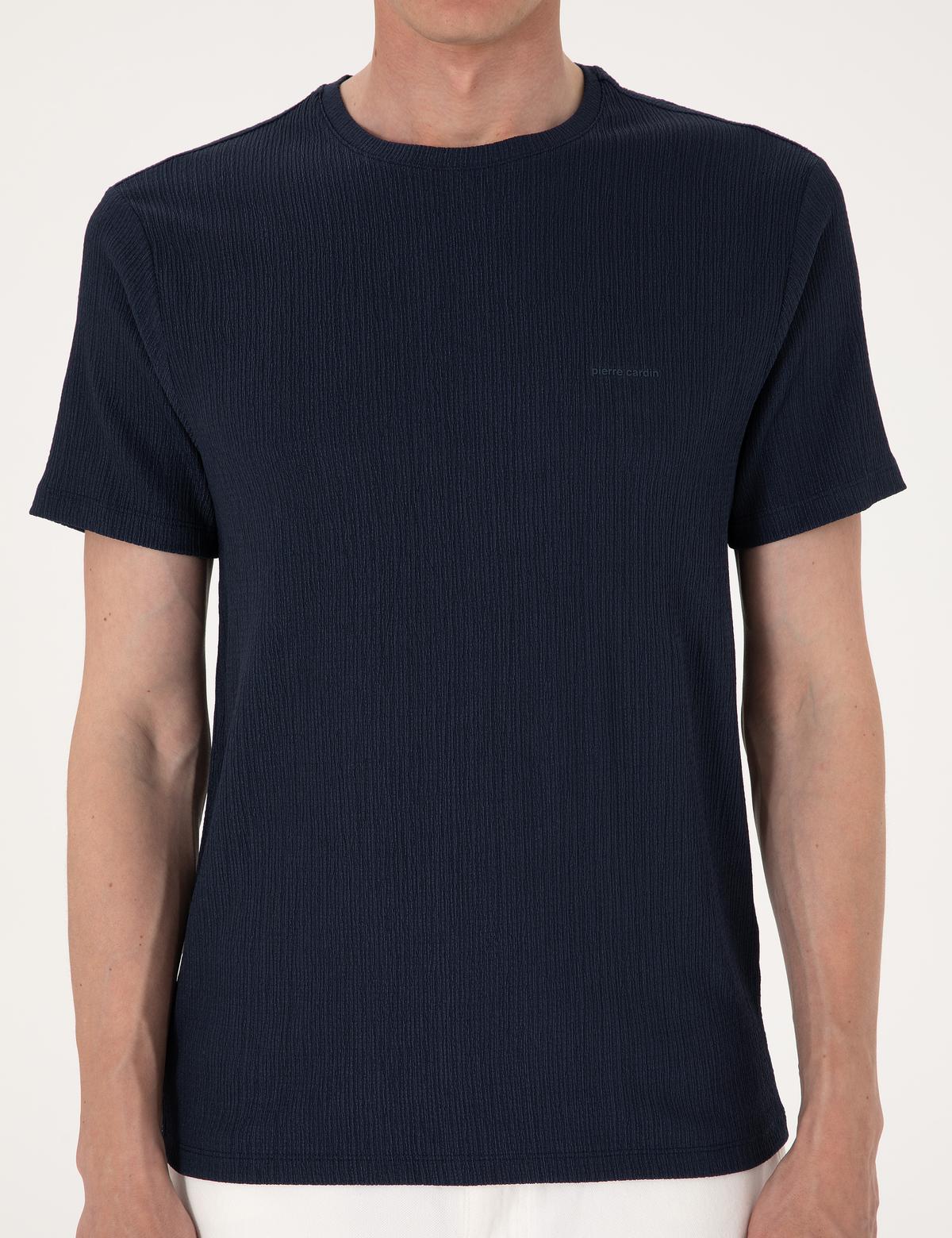 Lacivert Slim Fit Tişört - 50306802015