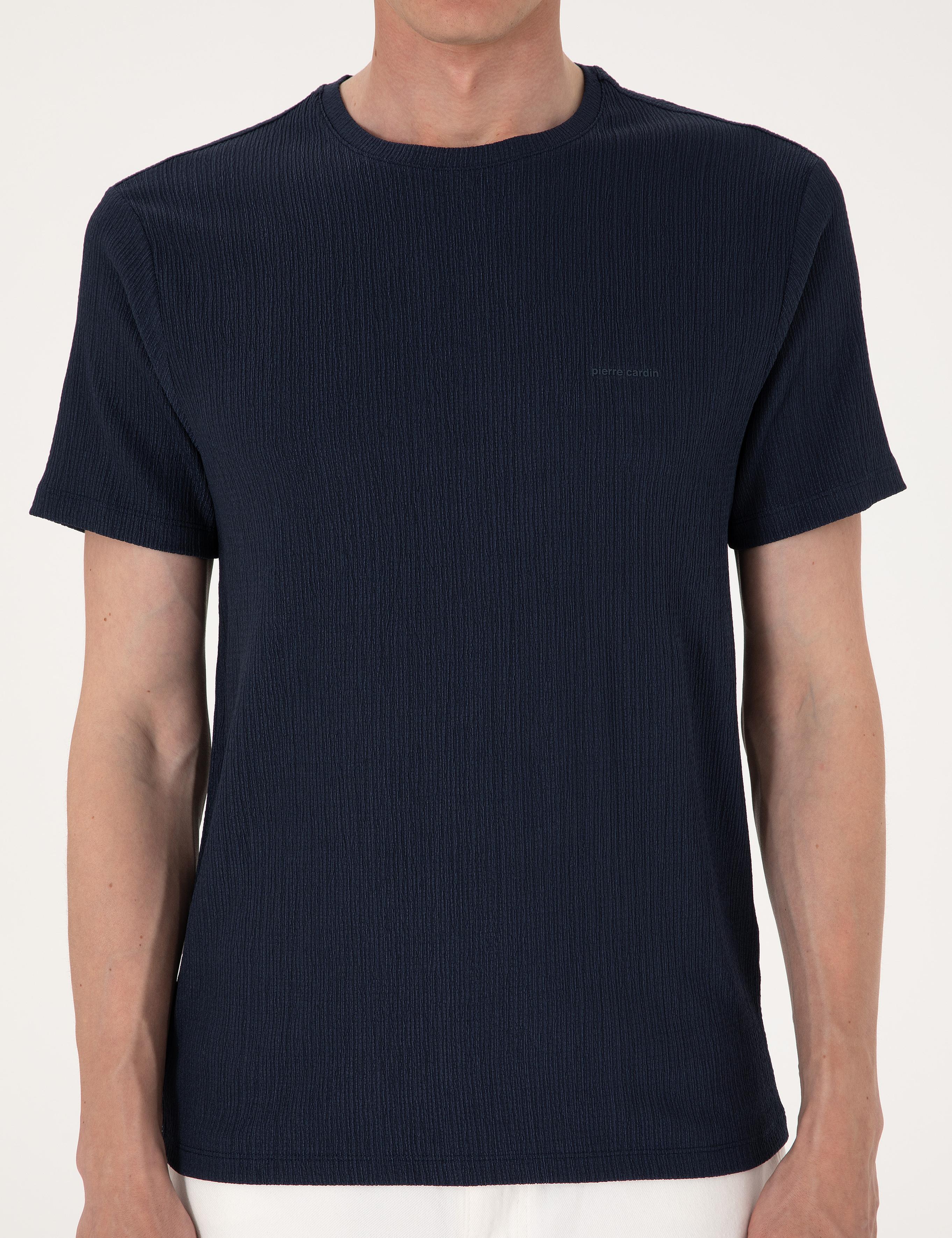 Lacivert Slim Fit Tişört