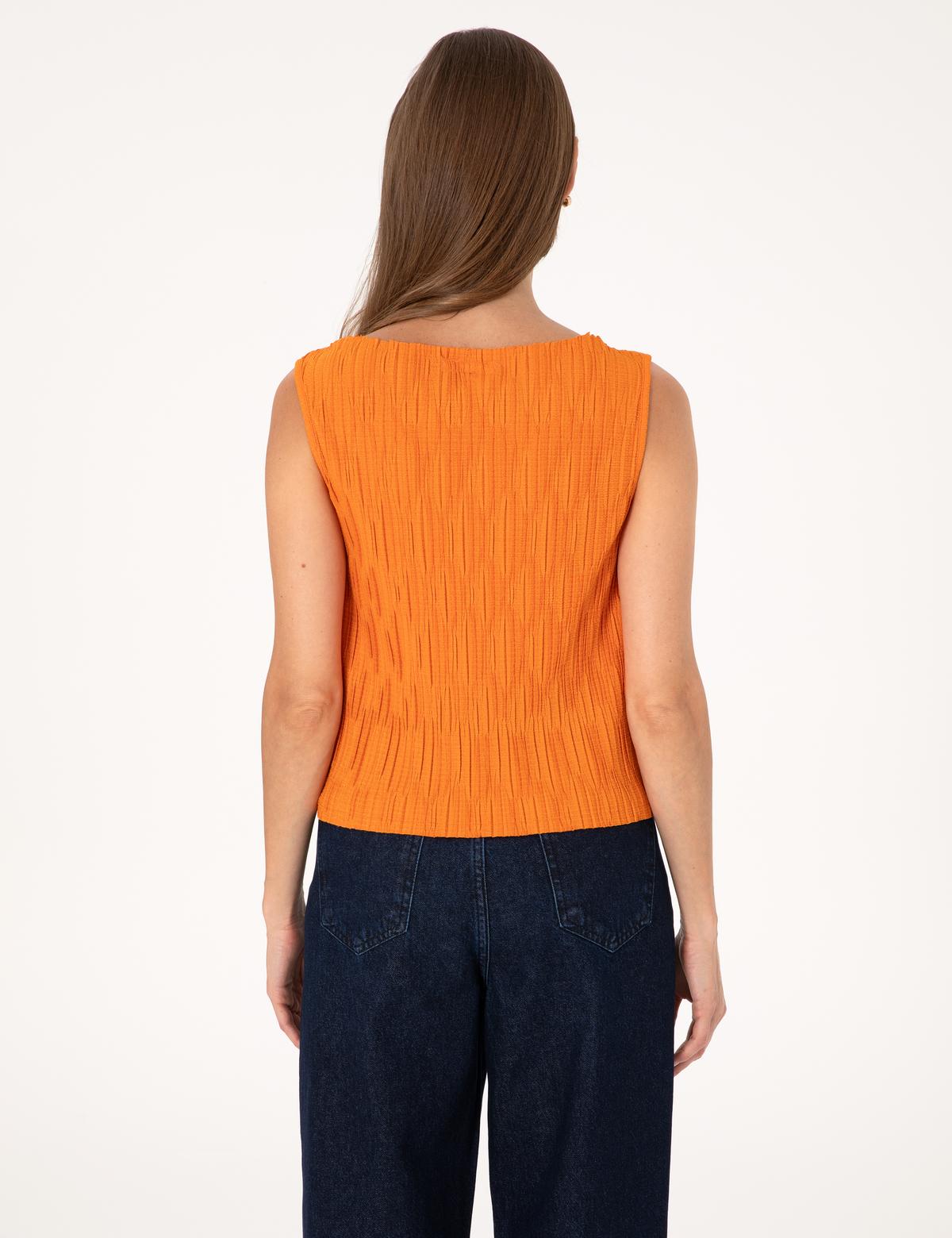 Turuncu Comfort Fit Tişört - 50301491003