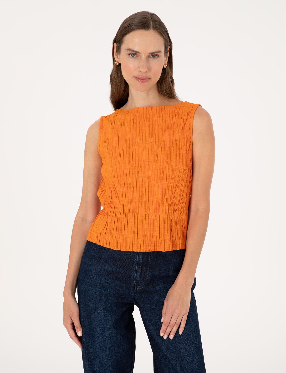 Turuncu Comfort Fit Tişört