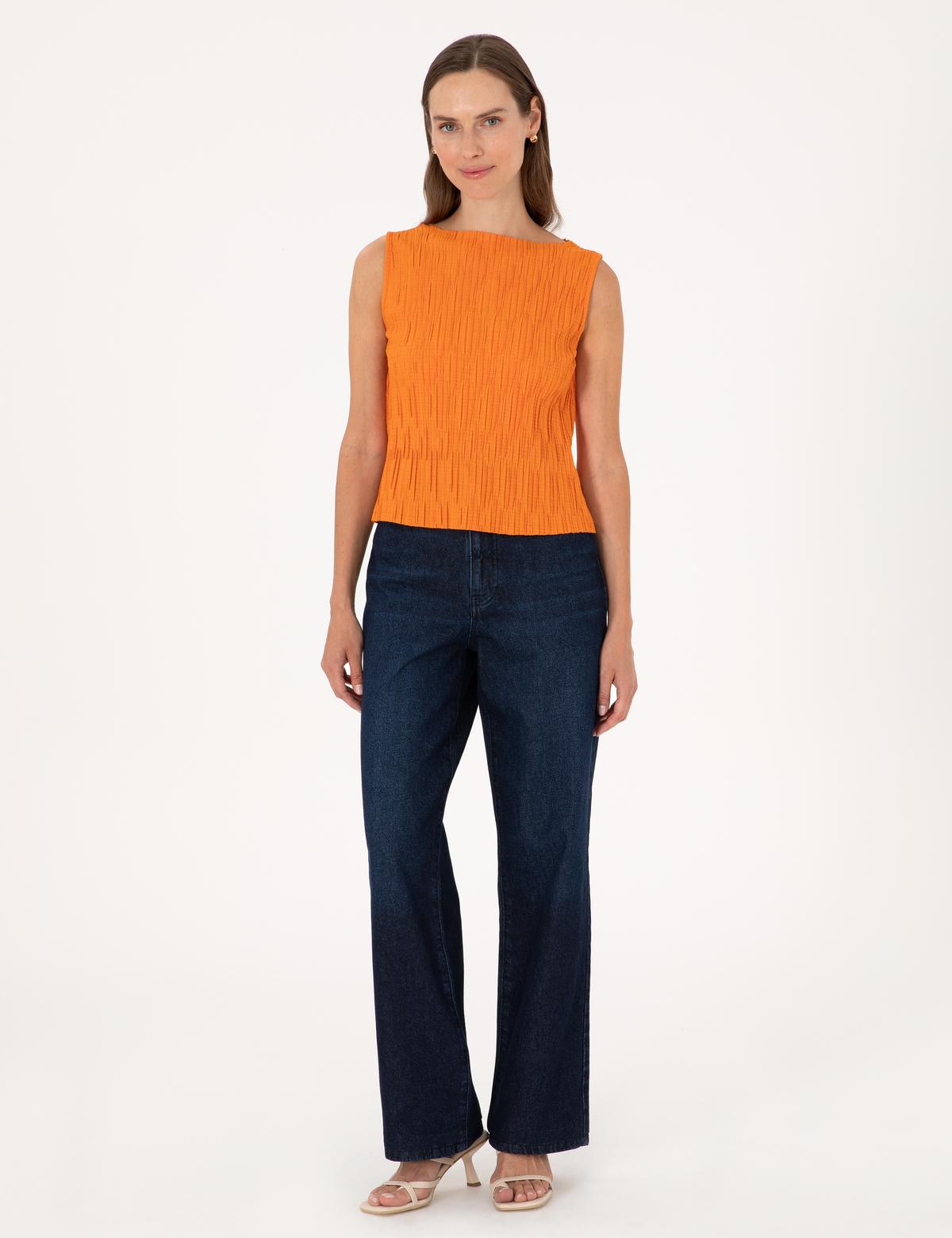 Turuncu Comfort Fit Tişört - 50301491003