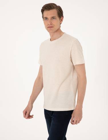 Bej Regular Fit Tişört