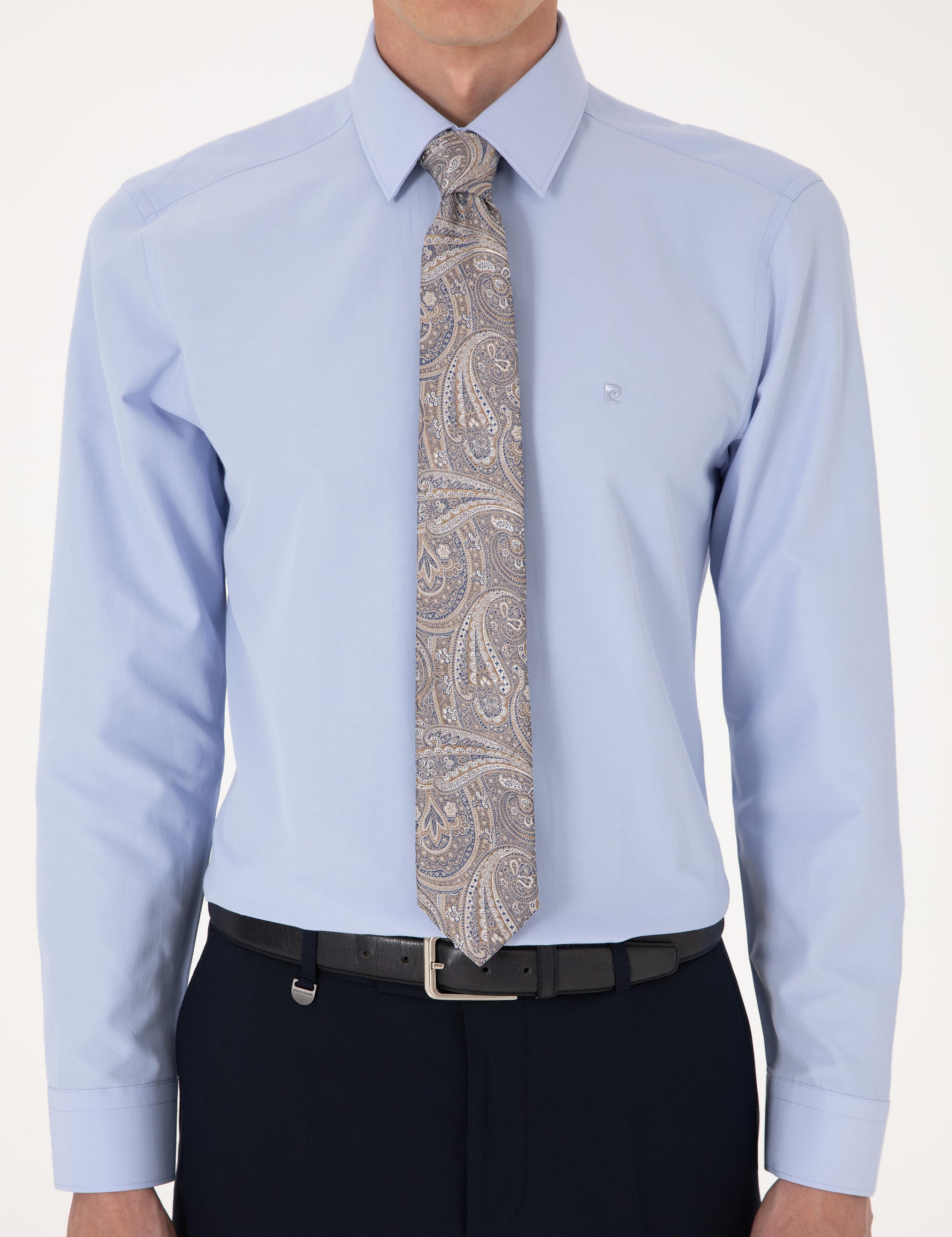 Mavi Slim Fit Uzun Kollu Basic Gömlek