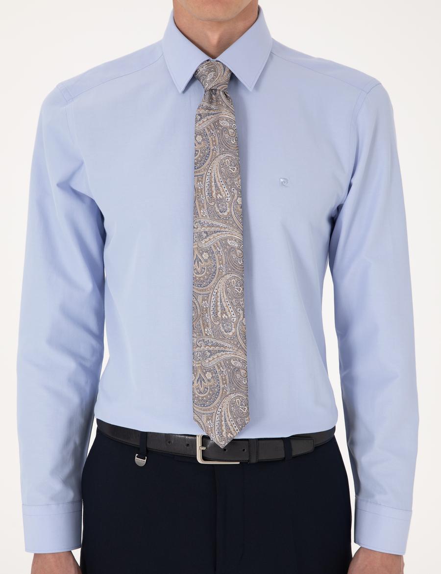 Mavi Slim Fit Uzun Kollu Basic Gömlek