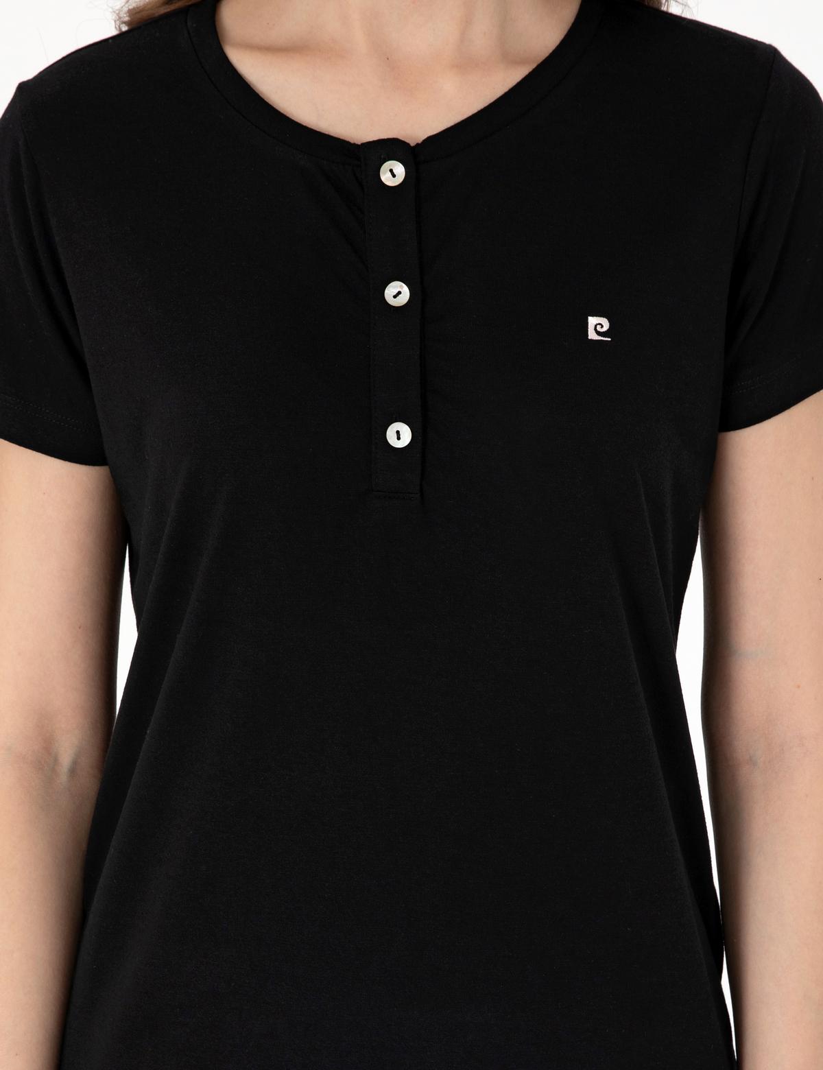 Siyah Kısakollu Pijama Takımı - 50318971002