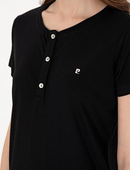 Siyah Kısakollu Pijama Takımı - 50318971002