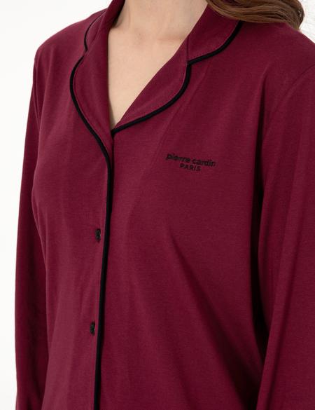 Bordo Gömlek Pijama Takımı - 50319062004