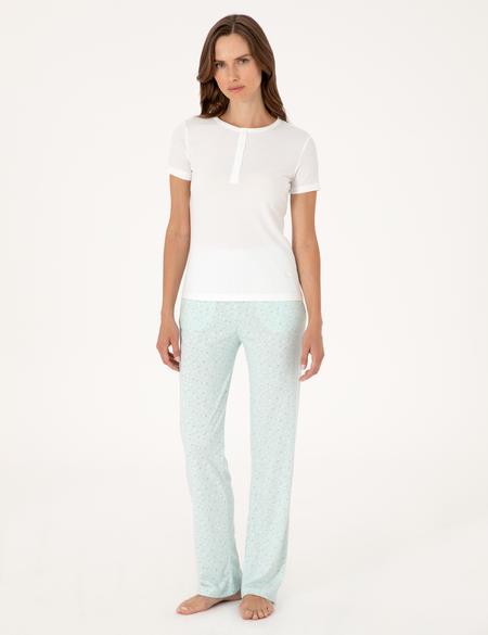 Krem Kısakollu Pijama Takımı - 50318995007