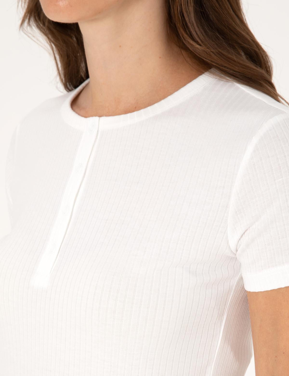 Krem Kısakollu Pijama Takımı - 50318995007