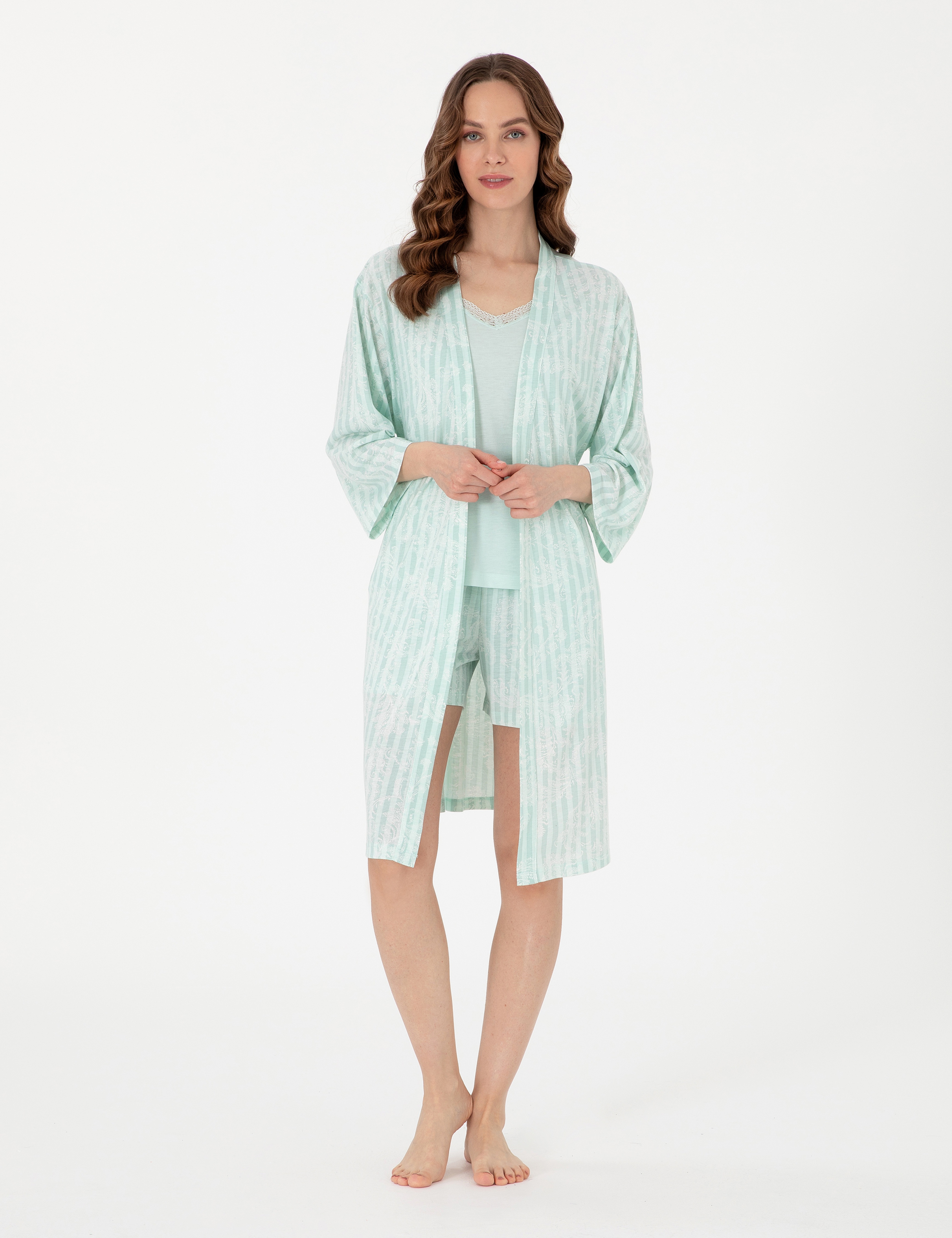 Mint 3'lü Pijama Takımı - Image 1