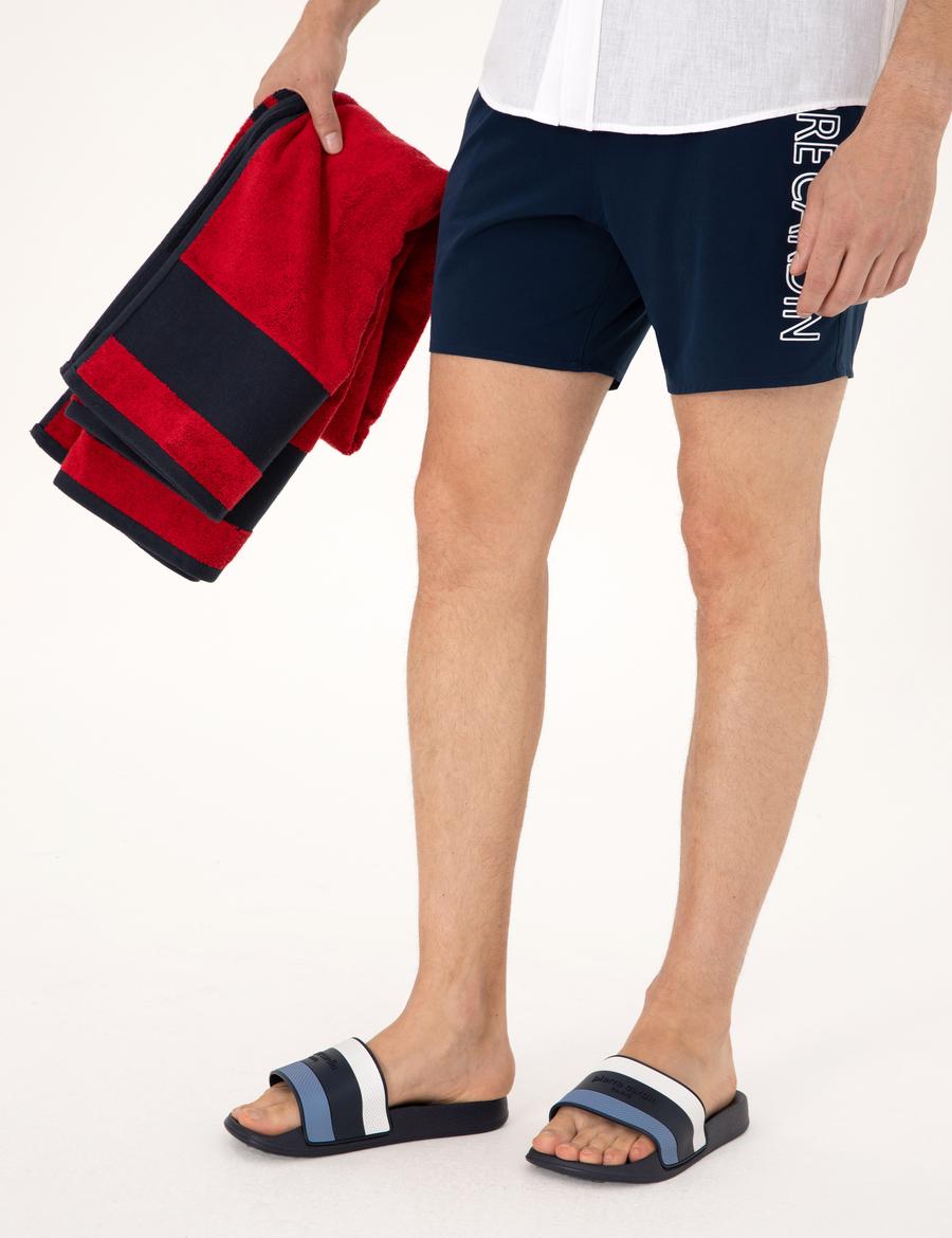 Lacivert Eva Taban Terlik