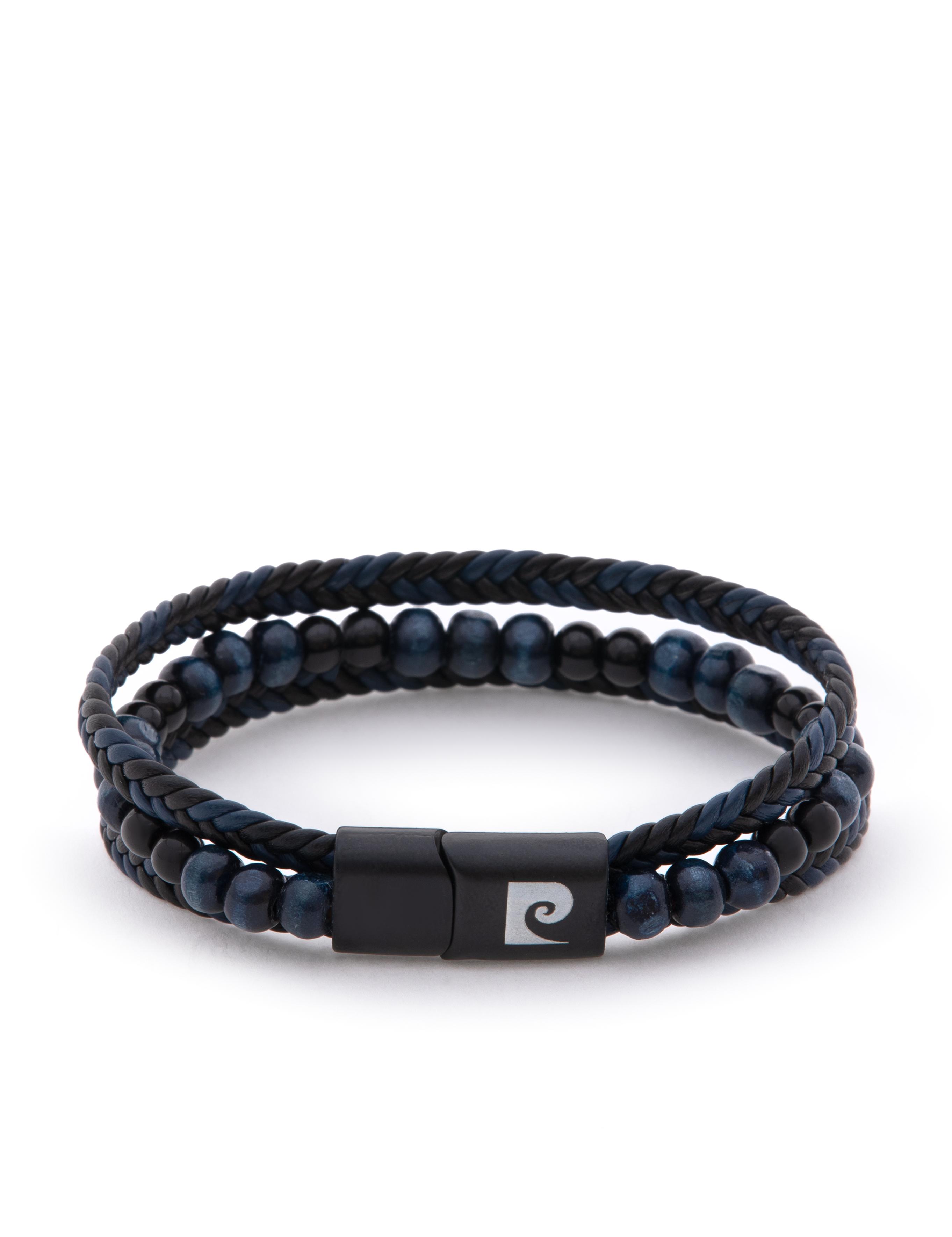 Lacivert Deri Bileklik