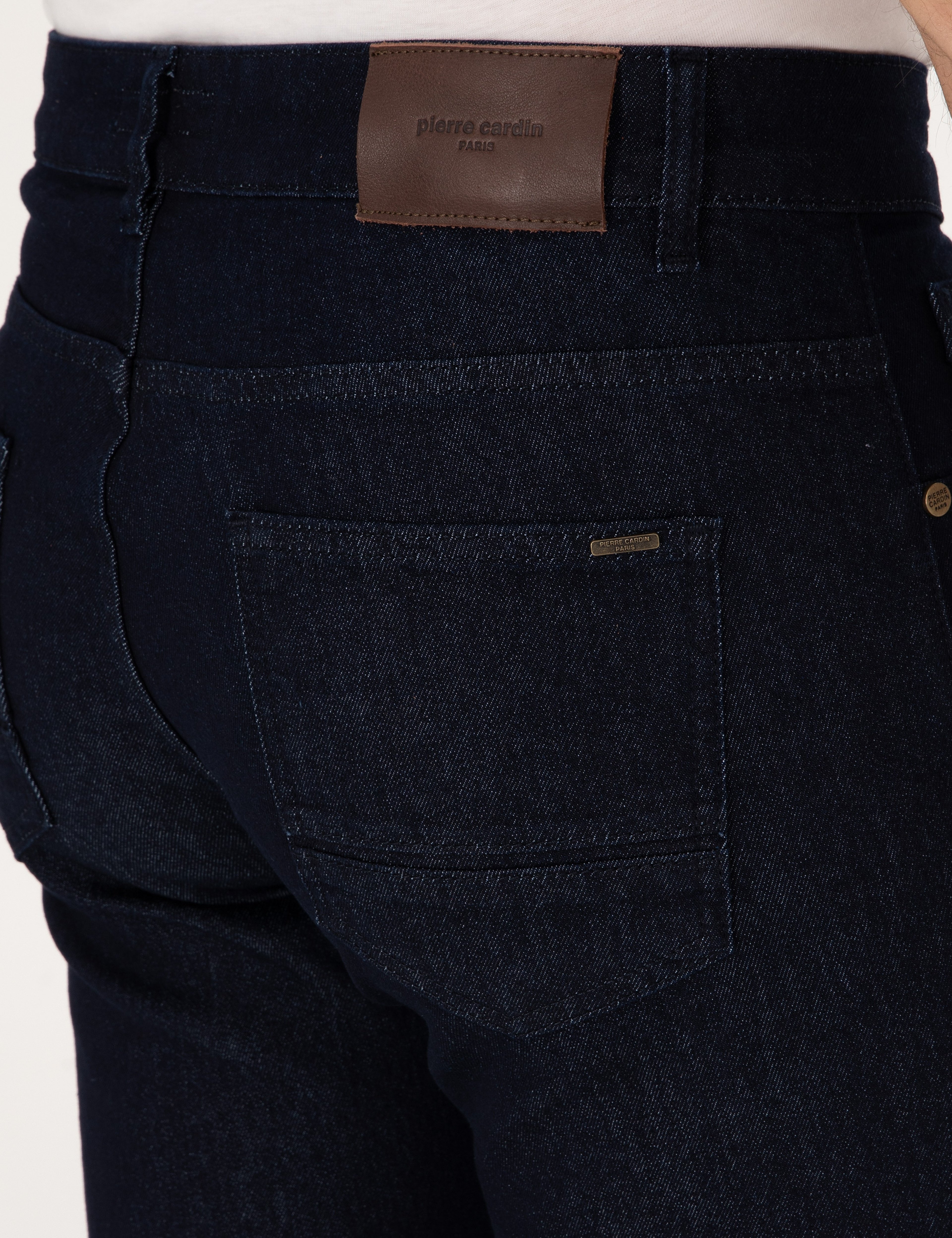 Koyu Lacivert Straight Fit Jean Pantolon - Image 6