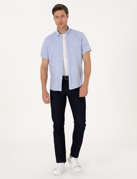 Koyu Lacivert Straight Fit Jean Pantolon - 50308876010