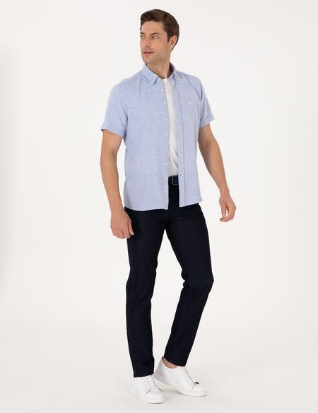 Koyu Lacivert Straight Fit Jean Pantolon - 50308876010