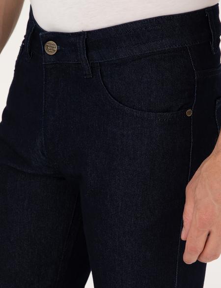 Koyu Lacivert Straight Fit Jean Pantolon - 50308876010