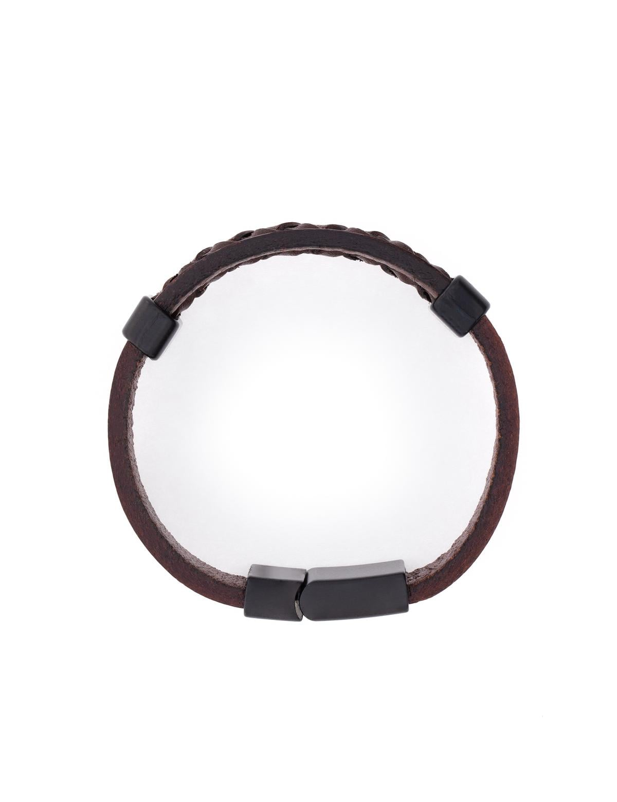 Kahverengi %100 Deri Bileklik - 50318792001