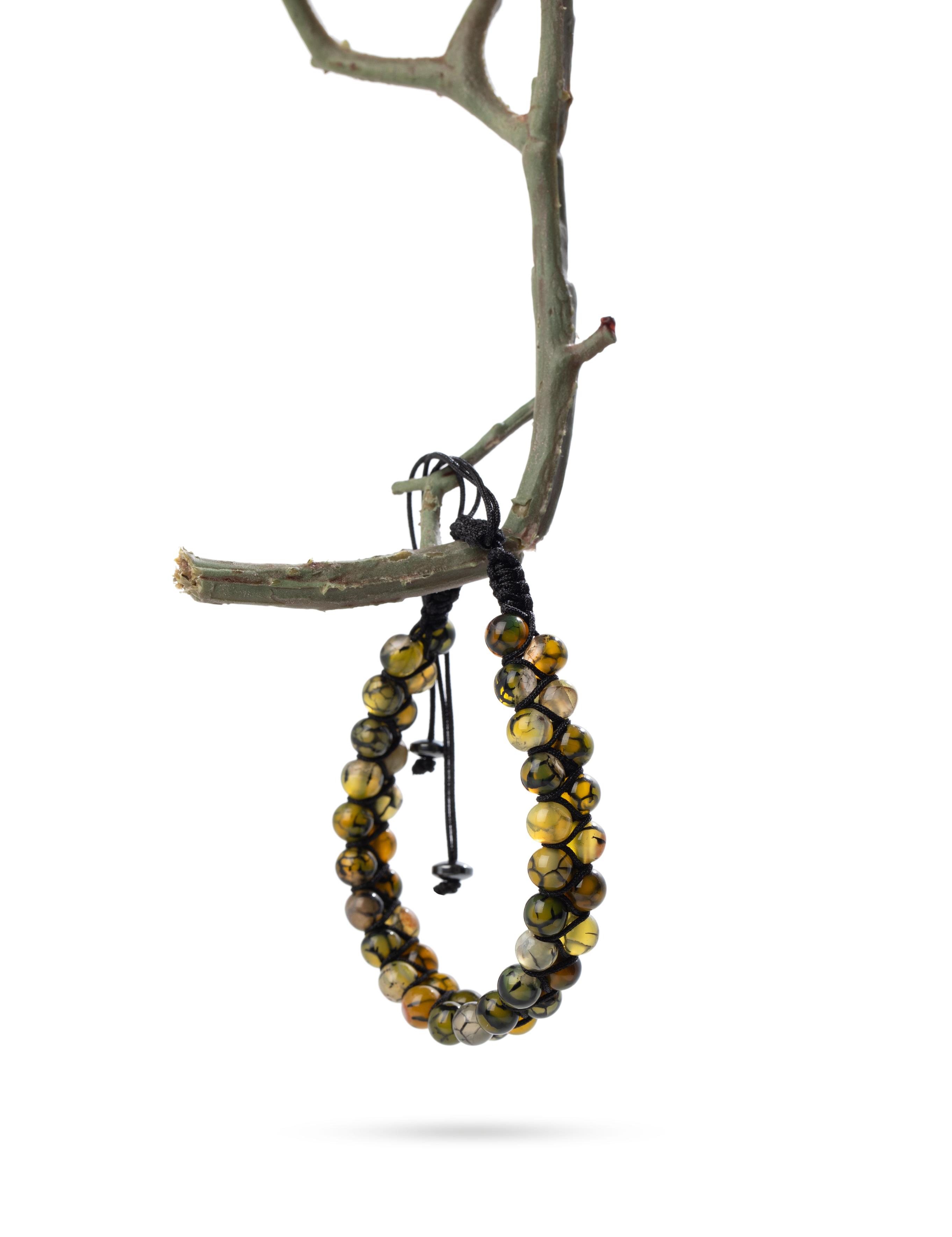 Kahverengi Taş Bileklik