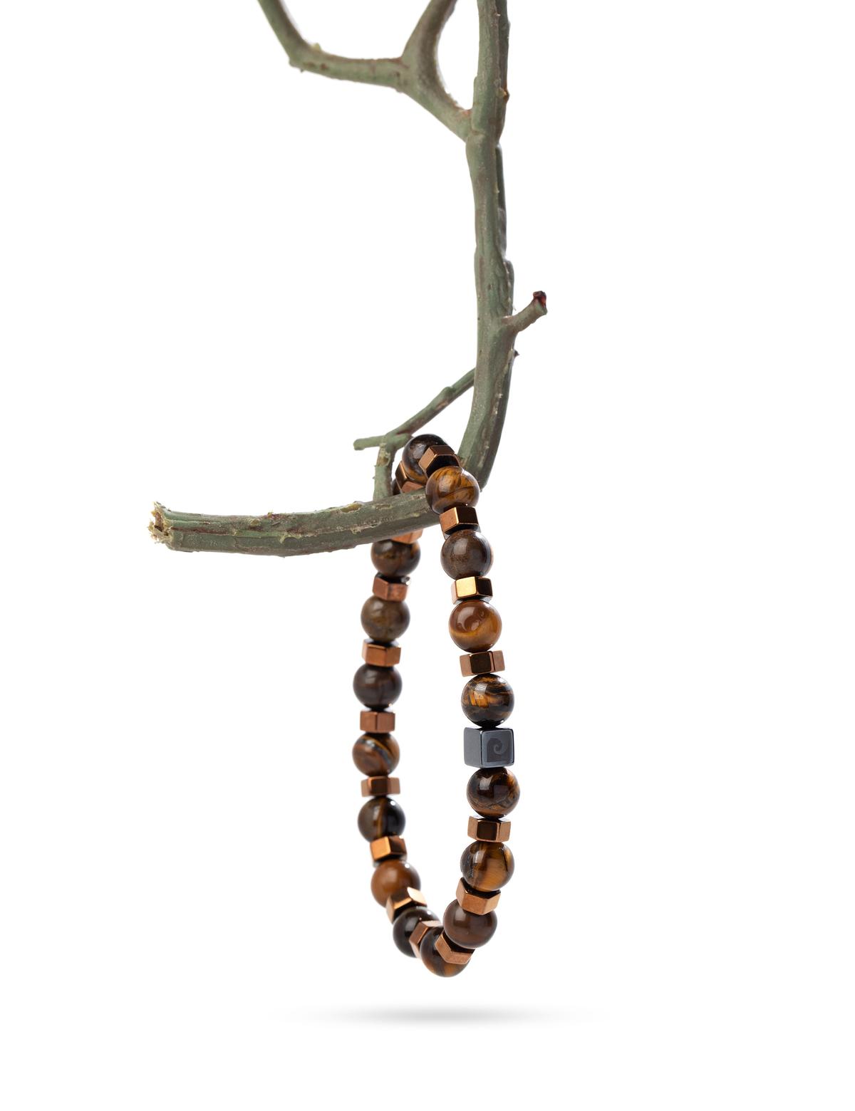 Kahverengi Taş Bileklik - 50318743001