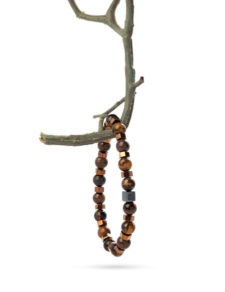 Kahverengi Taş Bileklik - 50318743001