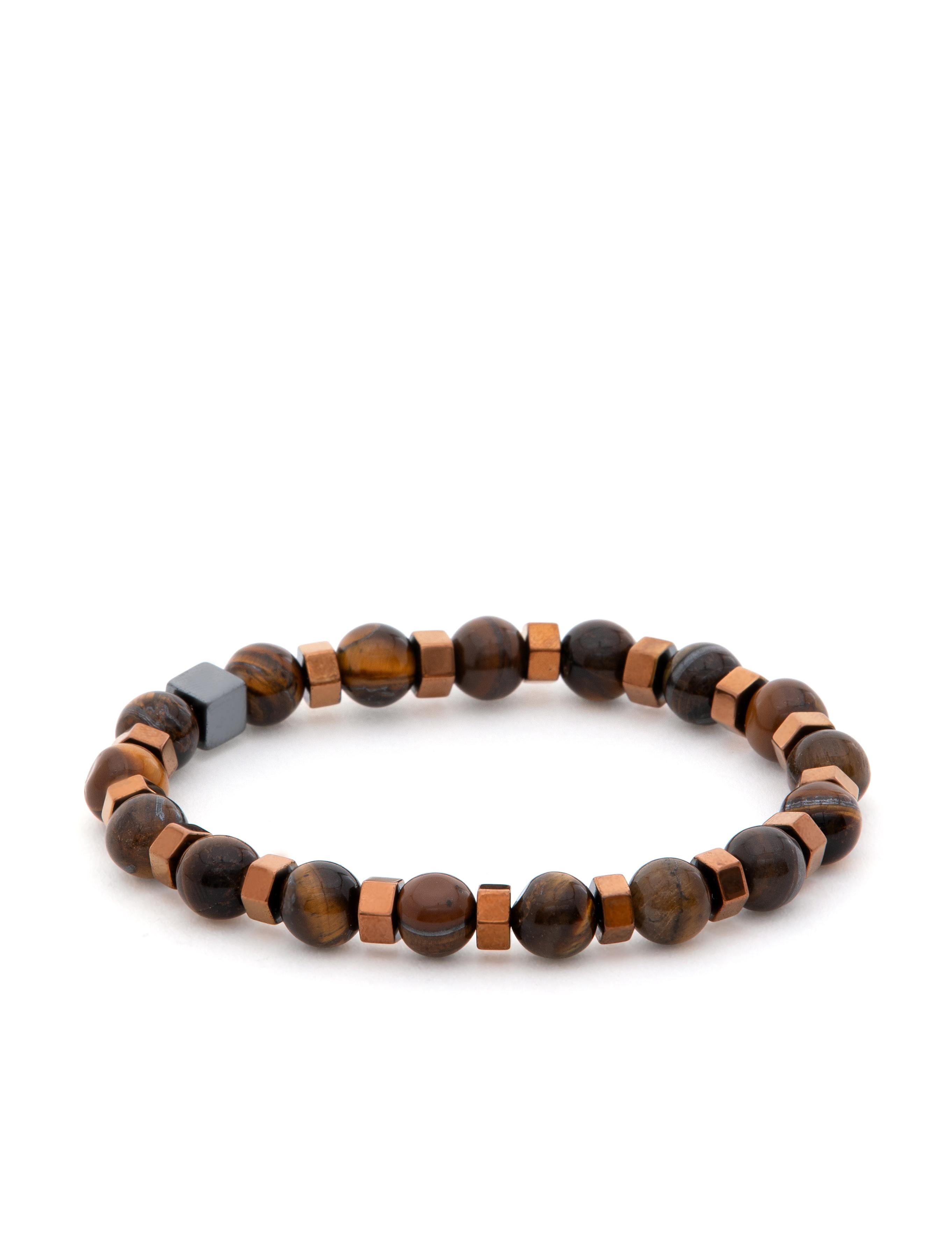 Kahverengi Taş Bileklik