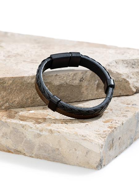 Kahverengi Deri Bileklik - 50318789001