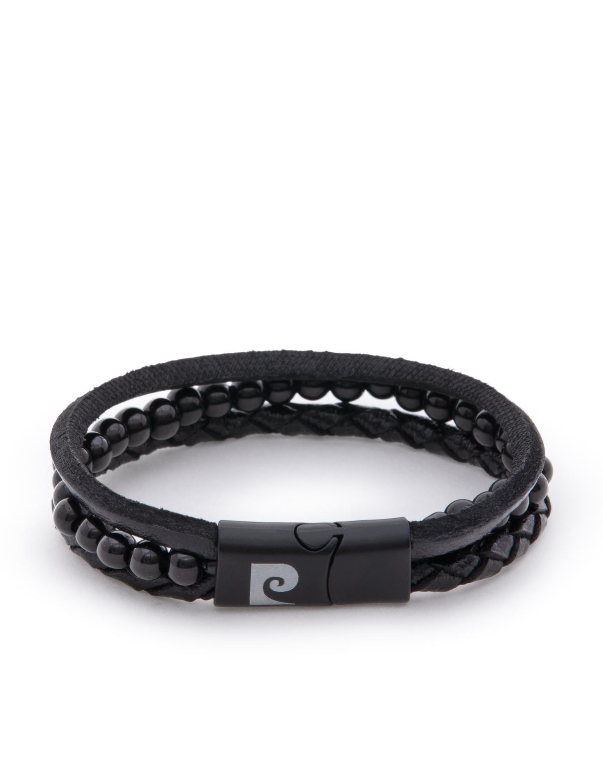 Siyah Deri Bileklik - 50318793001