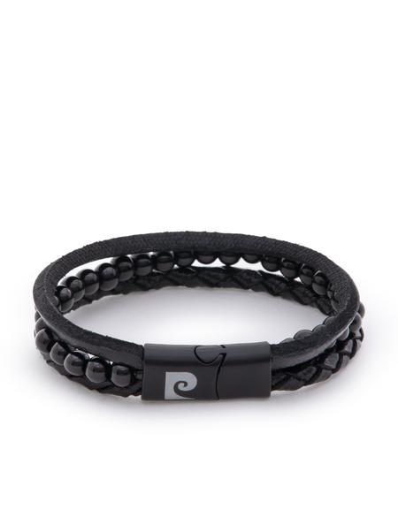 Siyah Deri Bileklik - 50318793001