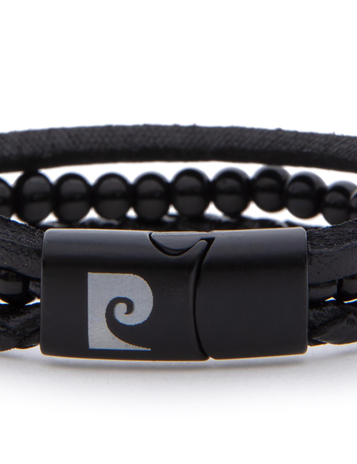 Siyah Deri Bileklik - 50318793001