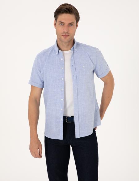 Mavi Regular Fit Kısa Kollu Gömlek - 50307073024