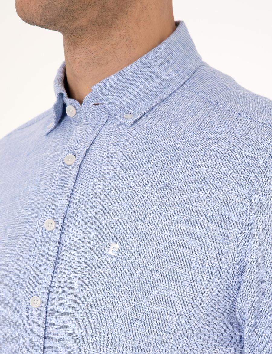 Mavi Regular Fit Kısa Kollu Gömlek