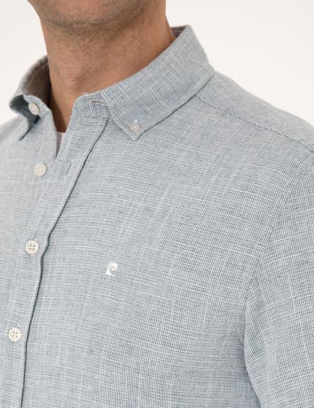 Yeşil Regular Fit Kısa Kollu Gömlek - 50307073011