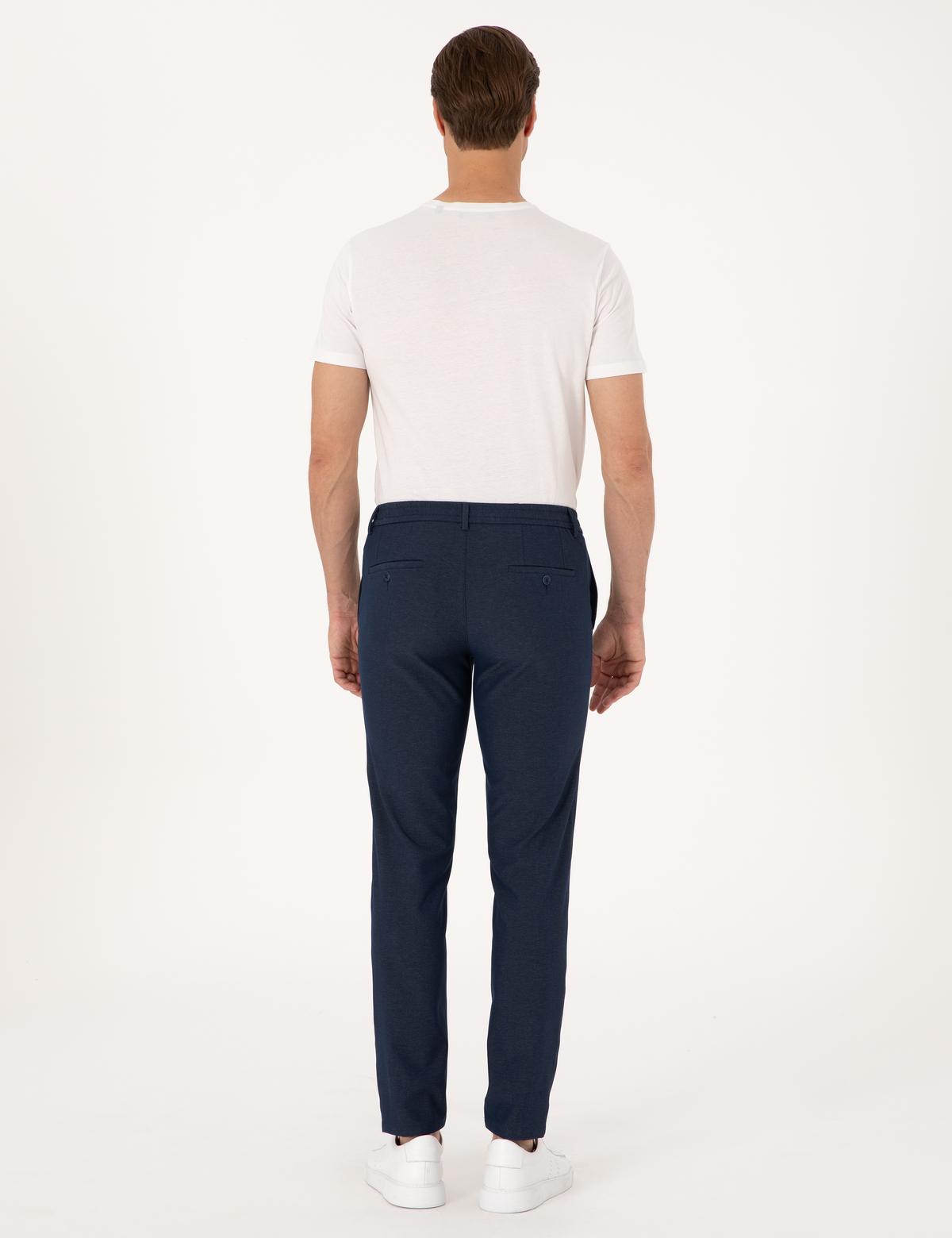 Lacivert Ex. Slim Fit Kumaş Pantolon - 50304415053