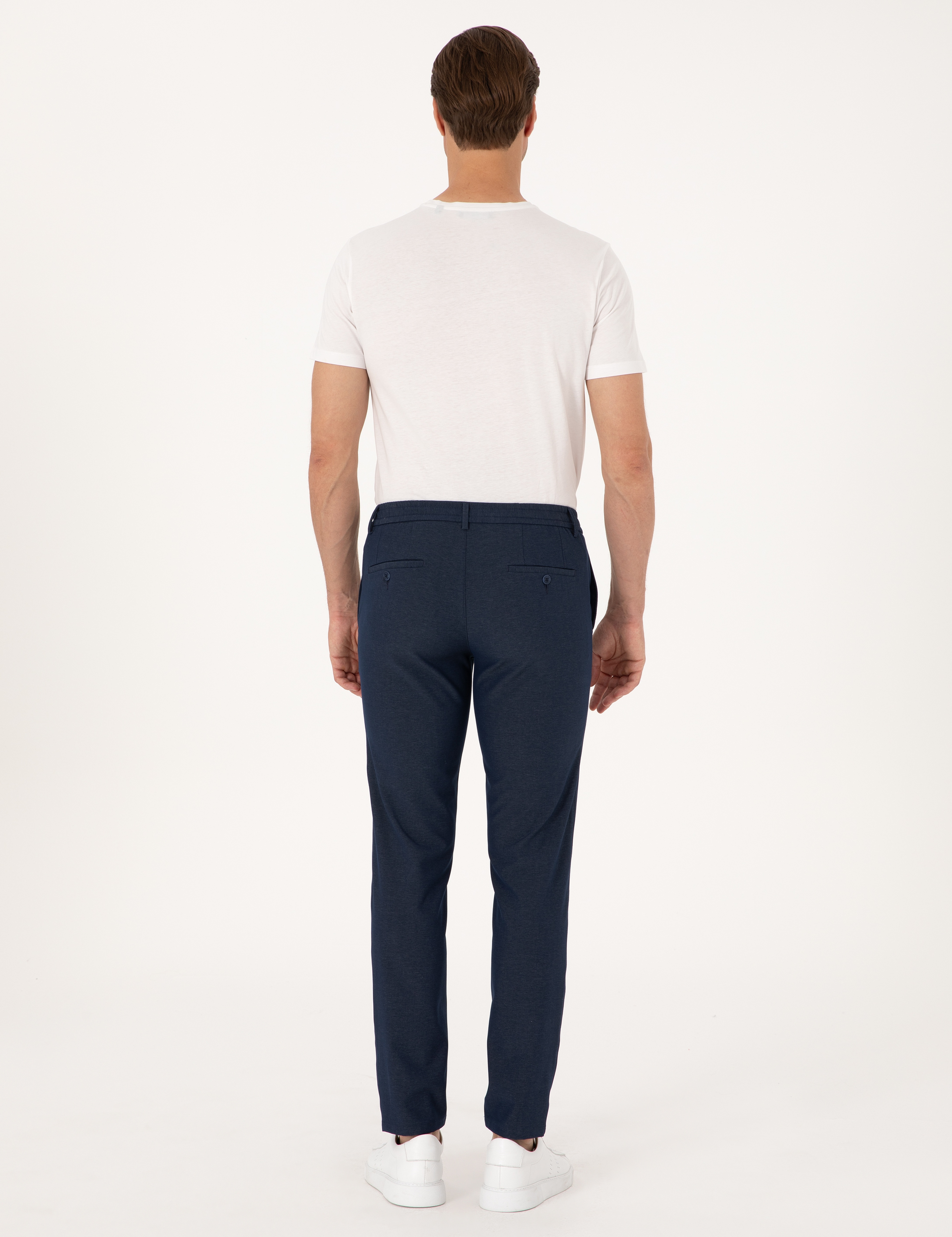 Lacivert Ex. Slim Fit Kumaş Pantolon - Image 4