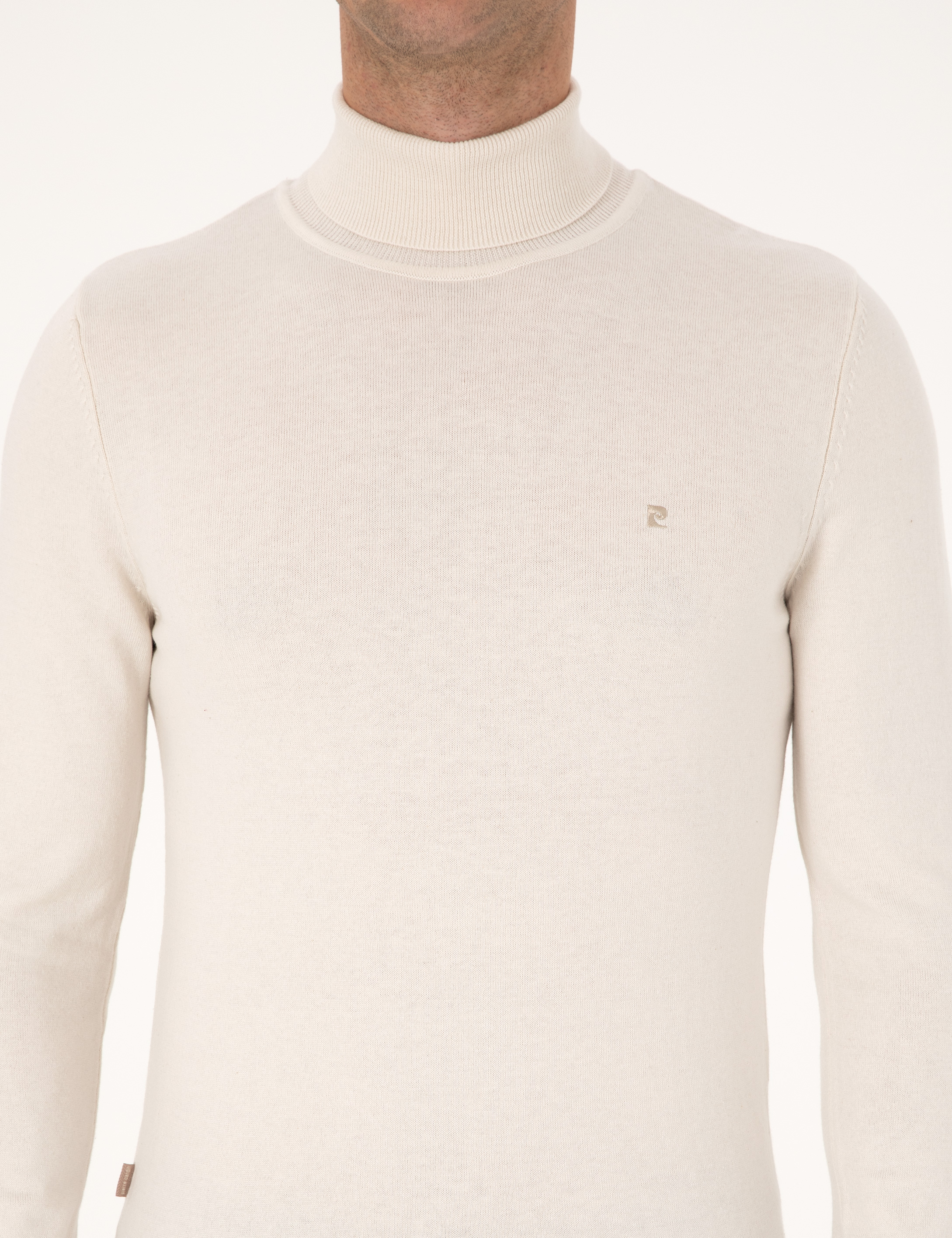 Taş Slim Fit Balıkçı Yaka Basic Triko Kazak