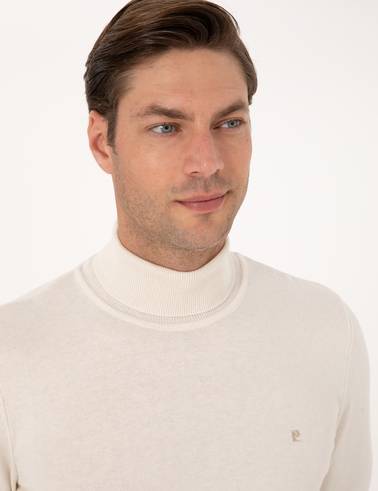 Taş Slim Fit Balıkçı Yaka Basic Triko Kazak